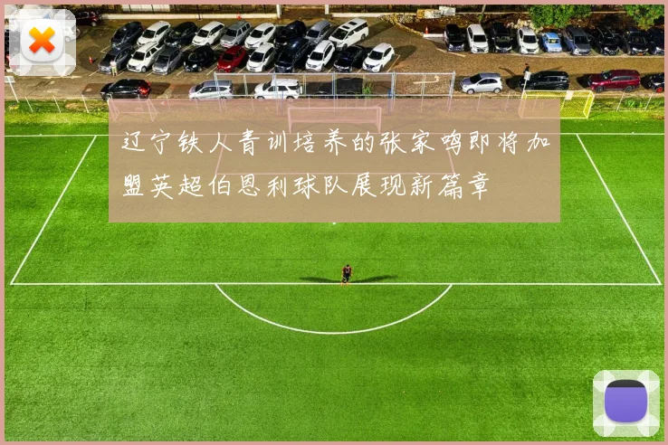 辽宁铁人青训培养的张家鸣即将加盟英超伯恩利球队展现新篇章